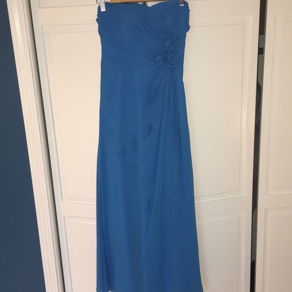 Alfred Angelo marine blue sz 4 bridesmaid dress. - Picture 1 of 8